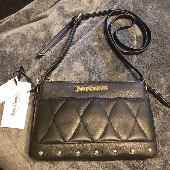 Juicy Couture Handbags - Juicy Couture Black Quilted Crossbody Bag